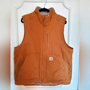 Carhartt sherpa lined vest
